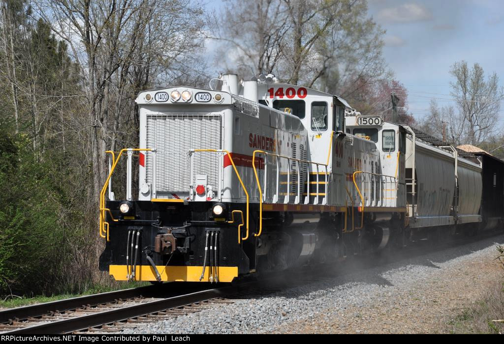 Local approaches the yard for interchange